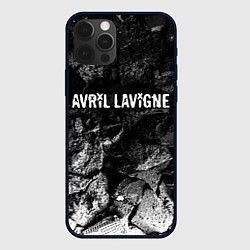 Чехол для iPhone 12 Pro Avril Lavigne black graphite, цвет: 3D-черный