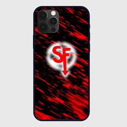 Чехол для iPhone 12 Pro Sally face красные искры, цвет: 3D-черный