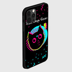 Чехол для iPhone 12 Pro Three Days Grace - rock star cat, цвет: 3D-черный — фото 2