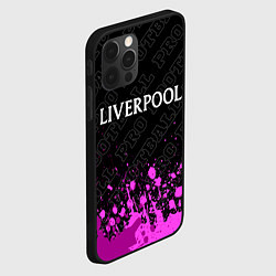 Чехол для iPhone 12 Pro Liverpool pro football посередине, цвет: 3D-черный — фото 2