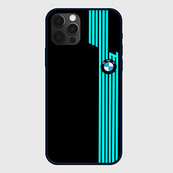 Чехол для iPhone 12 Pro BMW sport line geometry, цвет: 3D-черный