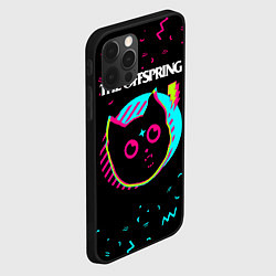 Чехол для iPhone 12 Pro The Offspring - rock star cat, цвет: 3D-черный — фото 2