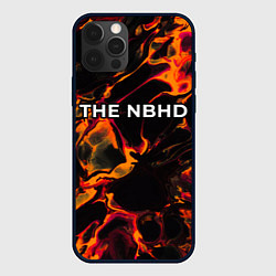 Чехол для iPhone 12 Pro The Neighbourhood red lava, цвет: 3D-черный