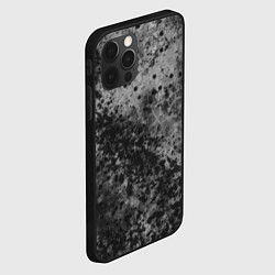 Чехол для iPhone 12 Pro Абстракция - серый пунш, цвет: 3D-черный — фото 2