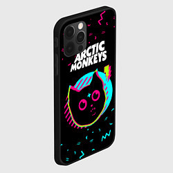 Чехол для iPhone 12 Pro Arctic Monkeys - rock star cat, цвет: 3D-черный — фото 2