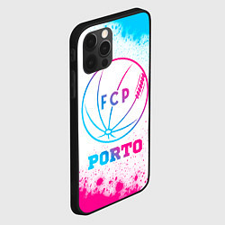 Чехол для iPhone 12 Pro Porto neon gradient style, цвет: 3D-черный — фото 2