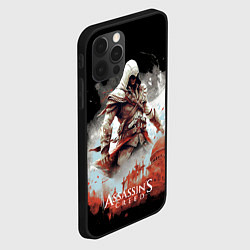 Чехол для iPhone 12 Pro Assassins creed город из частиц, цвет: 3D-черный — фото 2