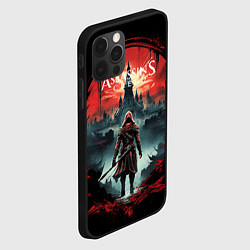 Чехол для iPhone 12 Pro Assassins creed город на горизонте, цвет: 3D-черный — фото 2