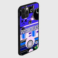 Чехол для iPhone 12 Pro Psychedelics, цвет: 3D-черный — фото 2