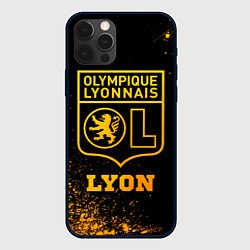 Чехол iPhone 12 Pro Lyon - gold gradient