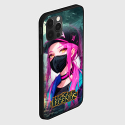 Чехол для iPhone 12 Pro League Of Legends Akali Kda, цвет: 3D-черный — фото 2