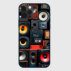 Чехол для iPhone 12 Pro Audio speaker, цвет: 3D-черный