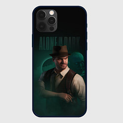 Чехол для iPhone 12 Pro Alone in the dark - Edward Carnby, цвет: 3D-черный