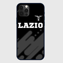 Чехол iPhone 12 Pro Lazio sport на темном фоне посередине