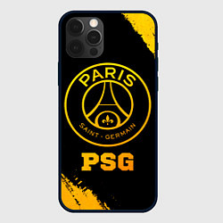 Чехол для iPhone 12 Pro PSG - gold gradient, цвет: 3D-черный