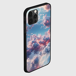 Чехол для iPhone 12 Pro Сказочные облака патерн, цвет: 3D-черный — фото 2