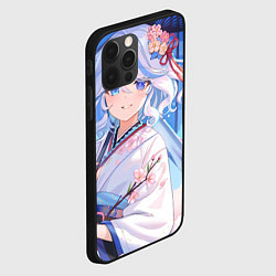 Чехол для iPhone 12 Pro Genshin Impact Furina зонт, цвет: 3D-черный — фото 2