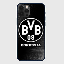 Чехол iPhone 12 Pro Borussia sport на темном фоне