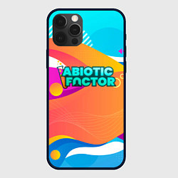 Чехол для iPhone 12 Pro Abiotic Factor цветное безумие, цвет: 3D-черный