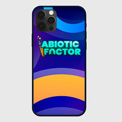 Чехол iPhone 12 Pro Abiotic Factor цветные круги и лого