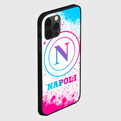 Чехол для iPhone 12 Pro Napoli neon gradient style, цвет: 3D-черный — фото 2