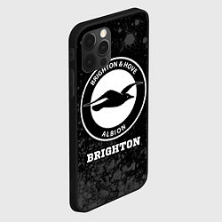 Чехол для iPhone 12 Pro Brighton sport на темном фоне, цвет: 3D-черный — фото 2