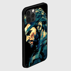 Чехол для iPhone 12 Pro Веном Снейк Metal gear game, цвет: 3D-черный — фото 2