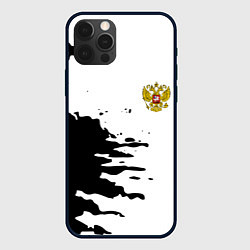 Чехол iPhone 12 Pro Россия герб звёзды в красках