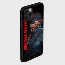 Чехол для iPhone 12 Pro Venom Snake Metal gear game, цвет: 3D-черный — фото 2