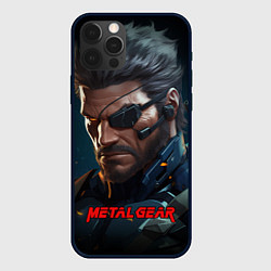 Чехол для iPhone 12 Pro Веном Снейк из игры Metal gear, цвет: 3D-черный