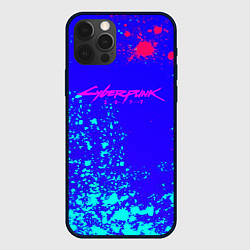 Чехол iPhone 12 Pro Cyberpunk neon steel