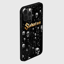 Чехол для iPhone 12 Pro Sabaton - rock, цвет: 3D-черный — фото 2