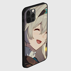 Чехол для iPhone 12 Pro Honkai Star Rail Firefly smile, цвет: 3D-черный — фото 2