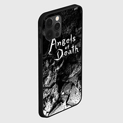 Чехол для iPhone 12 Pro Angels of Death black graphite, цвет: 3D-черный — фото 2