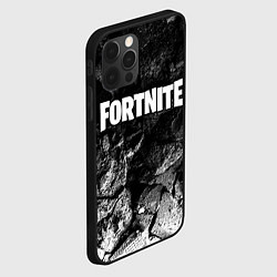 Чехол для iPhone 12 Pro Fortnite black graphite, цвет: 3D-черный — фото 2