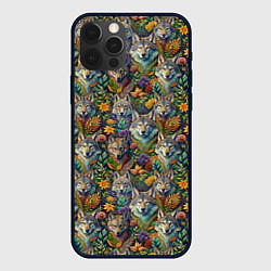 Чехол iPhone 12 Pro Волчий паттерн