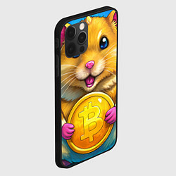 Чехол для iPhone 12 Pro Хомячок и коины, цвет: 3D-черный — фото 2