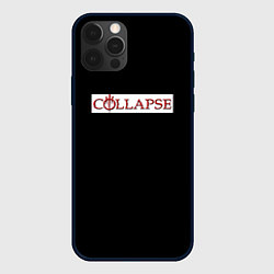 Чехол для iPhone 12 Pro Collapse, цвет: 3D-черный