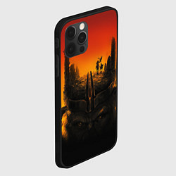 Чехол для iPhone 12 Pro Планета обезьян постер, цвет: 3D-черный — фото 2