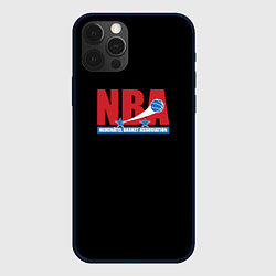 Чехол для iPhone 12 Pro NBA sport basketball, цвет: 3D-черный