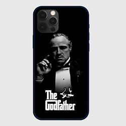 Чехол для iPhone 12 Pro Don Vito Corleone, цвет: 3D-черный