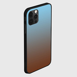 Чехол для iPhone 12 Pro Текстура градиент, цвет: 3D-черный — фото 2