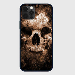 Чехол iPhone 12 Pro Wood skull