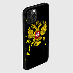 Чехол для iPhone 12 Pro Borussia жёлтые краски, цвет: 3D-черный — фото 2