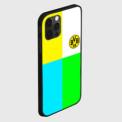 Чехол для iPhone 12 Pro Borussia color cport, цвет: 3D-черный — фото 2