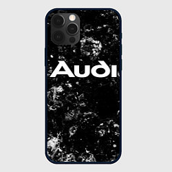 Чехол для iPhone 12 Pro Audi black ice, цвет: 3D-черный