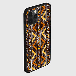Чехол для iPhone 12 Pro Мавританский африканский орнамент, цвет: 3D-черный — фото 2