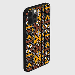 Чехол для iPhone 12 Pro Африканский мавританский узор, цвет: 3D-черный — фото 2