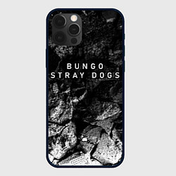 Чехол для iPhone 12 Pro Bungo Stray Dogs black graphite, цвет: 3D-черный