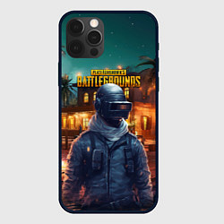 Чехол iPhone 12 Pro PUBG персонаж в городе